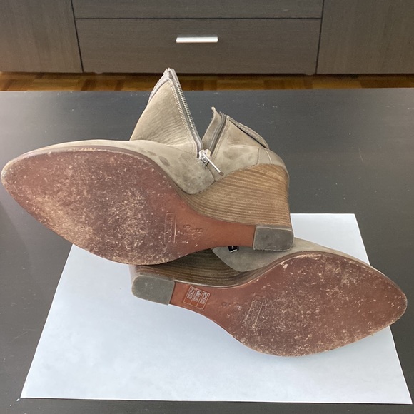 Coach - Suede Melody Wedge Booties - Picture 9 of 10